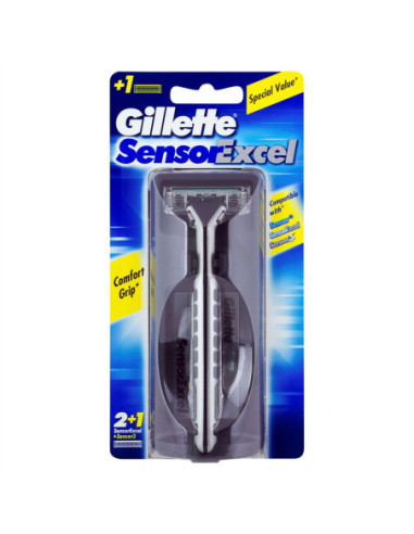 GILLETTE RASOIO SENSOR EXCELLES + 2 RIC.