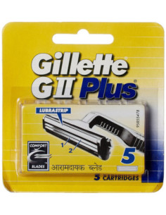 GILLETTE RICAMBI GII PLUS X5