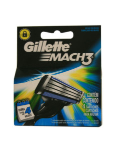 GILLETTE RICAMBI MACH3 X4