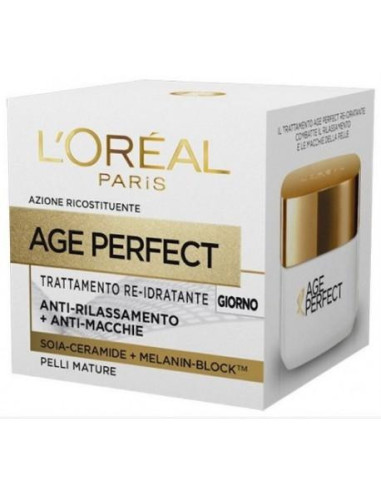OREAL CREMA VISO  AGE PERFECT GIORNO...