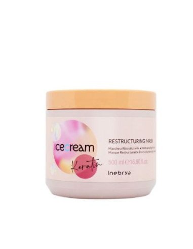 INEBRYA ICE CREAM KERATIN MASCHERA RISTRUTTURANTE 500ML