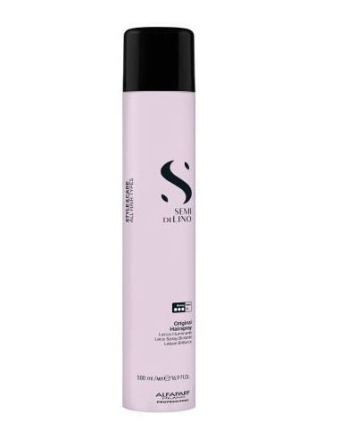 ALFAPARF MILANO SEMI DI LINO LACCA ILLUMINANTE TENUTA FORTE 500ML