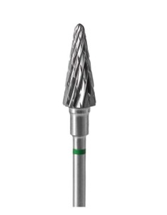 STALEKS PUNTA CARBIDE CONO, VERDE, DIAMETRO 6 MM - LUNGHEZZA PUNTA 14 MM RIF: FT71G060/14