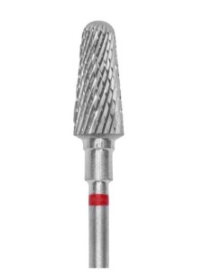 STALEKS PUNTA CARBIDE TRONCO, ROSSO, DIAMETRO 6 MM - LUNGHEZZA PUNTA 14 MM RIF: FT70R060/14