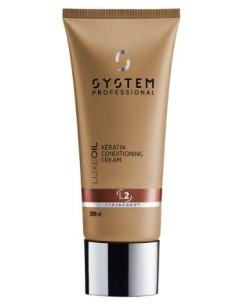 SYSTEM PORFESSIONAL LUXEOIL KERATIN CONDITIONING CREAM 200ML - BALSAMO CON CHERATINA