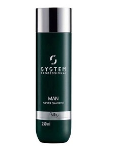 SYSTEM PROFESSIONAL MAN SILVER SHAMPOO M1S 250ML - SHAMPOO PER CAPELLI GRIGI E BIANCHI
