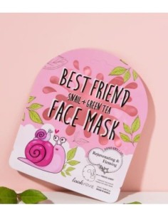 KBELLA MASCHERA VISO IN TESSUTO BAVA DI LUMACA+GREEN TEA LOOK AT ME