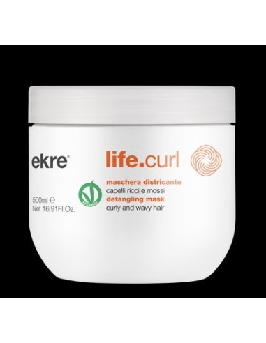 EKRE LIFE COMFORT CURL MASCHERA DISTRICANTE CAPELLI RICCI E MOSSI 500ML ART.EKR129