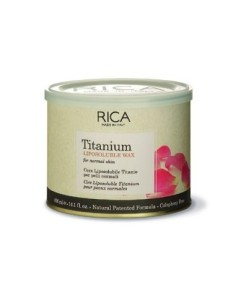 RICA CERA DEPILATORIA BARATTOLO TITANIO 400ML