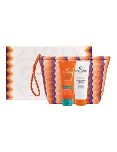 COLLISTAR SUN KIT CREMA VISO-CORPO 100ML SPF50+BALSAMO DOPOSOLE 100ML+POCHETTE