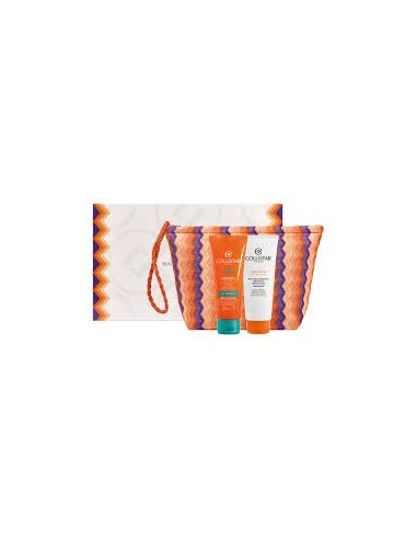 COLLISTAR SUN KIT CREMA VISO-CORPO 100ML SPF50+BALSAMO DOPOSOLE 100ML+POCHETTE