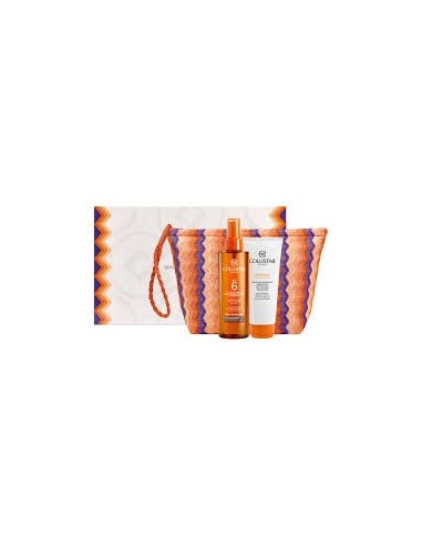 COLLISTAR SUN KIT LATTE SPRAY ABBR. SPF30 200ML+BALSAMO DOPOSOLE 100ML+POCHETTE